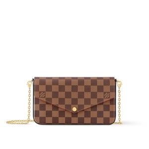 LOUIS VUITTON Félicie Pochette DAMIER ebene